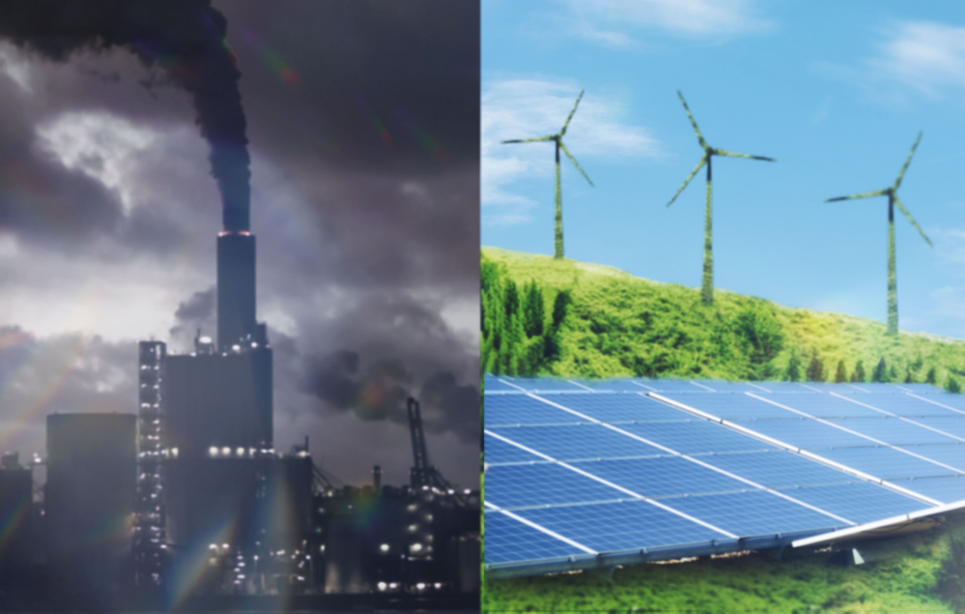 green energy transition to fossil fuel